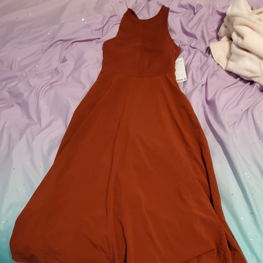 Athleta brownish red dress